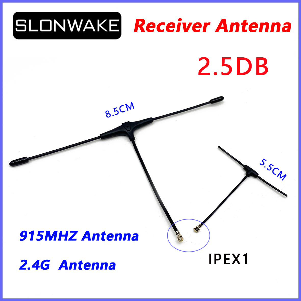 Tbs Fpv Tracer - Antena odbiornika 2.4G T, dookólna, 40MM/90MM,