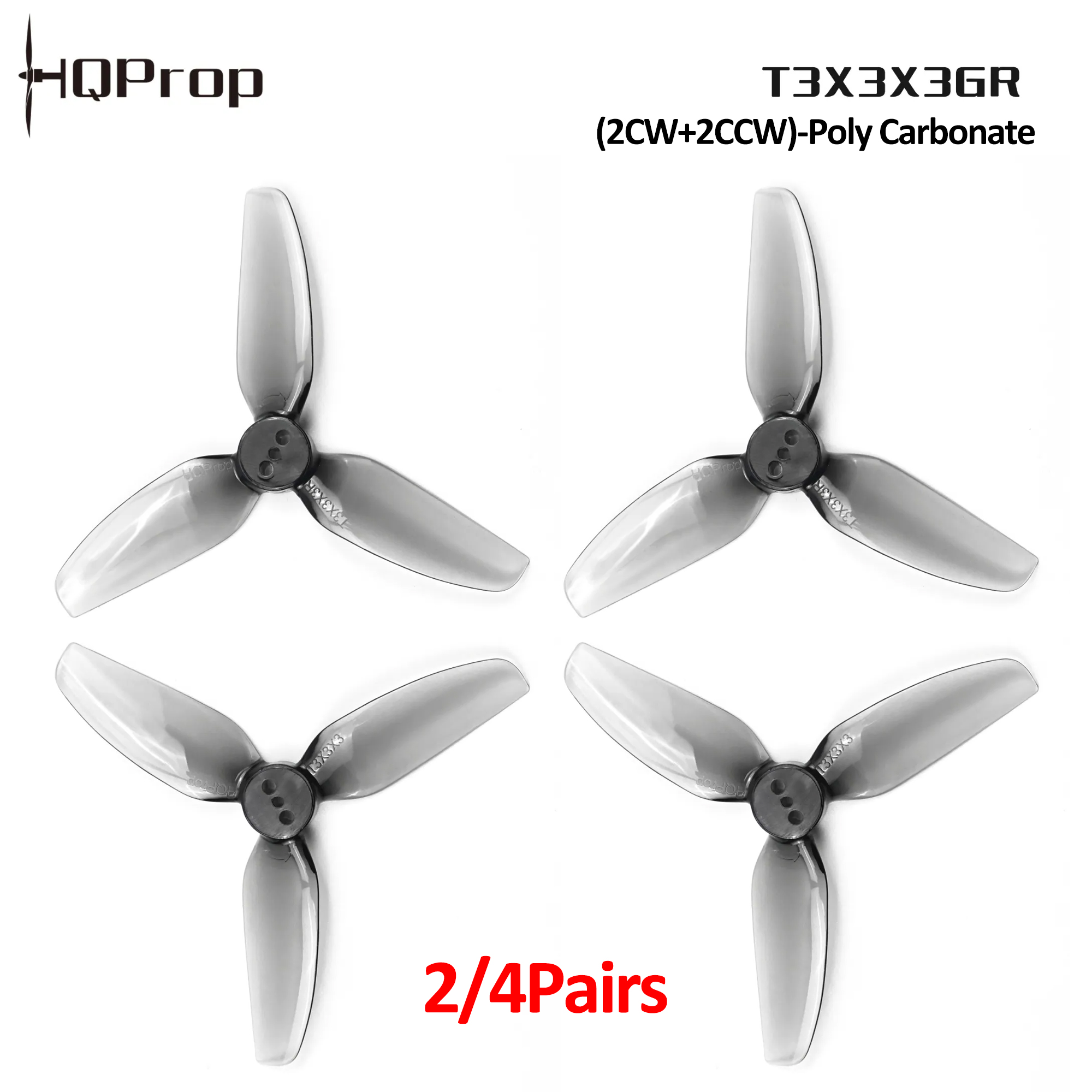 Fpv Drone Propeller - 2/4 pary wysokiej jakości śmigieł HQProp